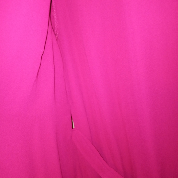 Gianni bini purple wrap around short sleeve Dress that ties, size Small - Picture 3 of 6